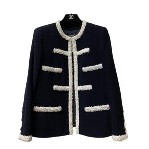 Chanel navy cruise 1995 jacket